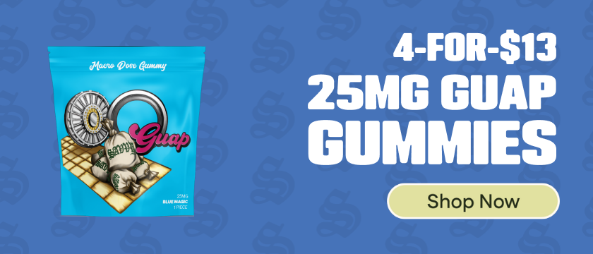 4-for-$13 Savvy 25mg Guap Gummies