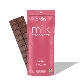 Milk Chocolate Bar - Sativa Gron Milk Chocolate Bar - Sativa Gron