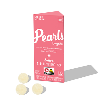 Lychee Limeade Pearls 1:1:1 THC:THCv:CBC Gron Lychee Limeade Pearls 1:1:1 THC:THCv:CBC Gron