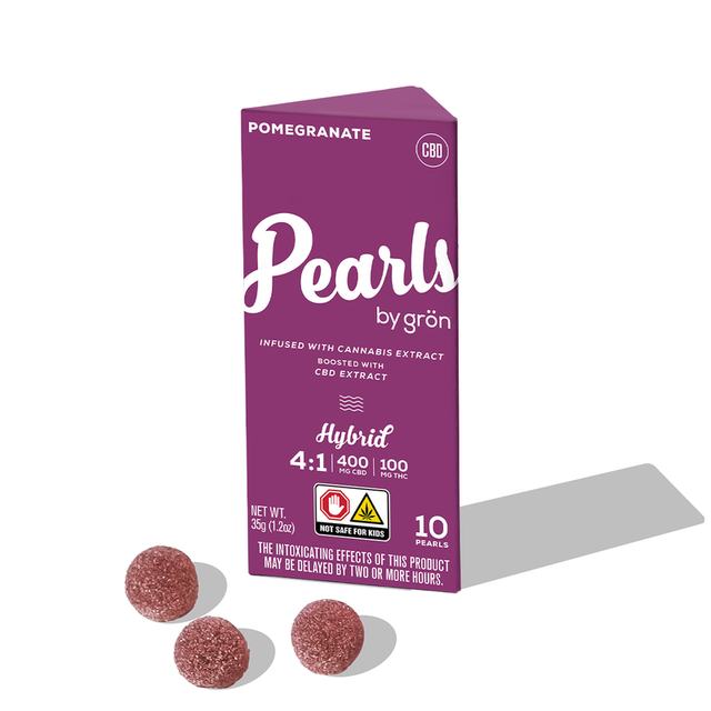 Pomegranate Pearls 4:1 CBD:THC Gron
