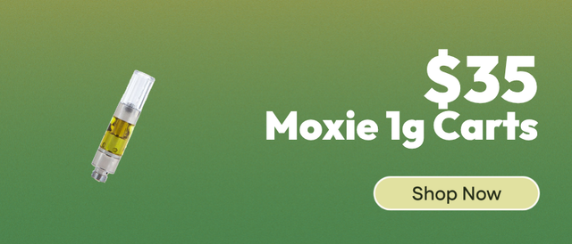Cannabis Promo, Cannabis Sales, Cannabis Discounts, Cannabis on Sale, $35 - Moxie 1g Carts