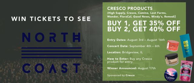 Cannabis Promo, Cannabis Sales, Cannabis Discounts, Cannabis on Sale, Cresco Buy 2 get 40% off