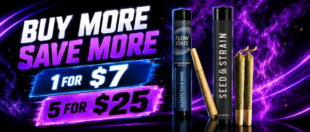 Cannabis Promo, Cannabis Sales, Cannabis Discounts, Cannabis on Sale, Buy More Save More - Mix and Match Pre-Rolls