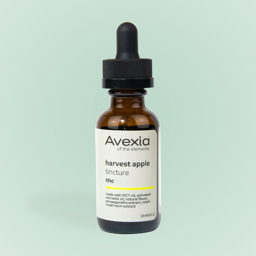 Avexia Harvest Apple Dropper Oil Based Tincture, 100mg