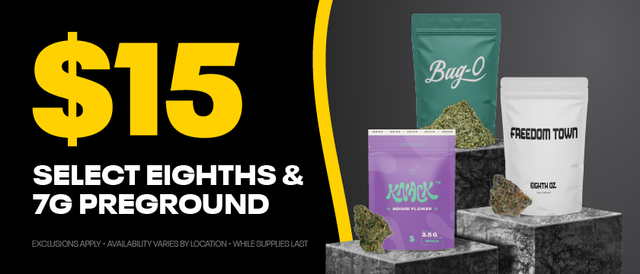 Cannabis Promo, Cannabis Sales, Cannabis Discounts, Cannabis on Sale, $15 | Select Flower