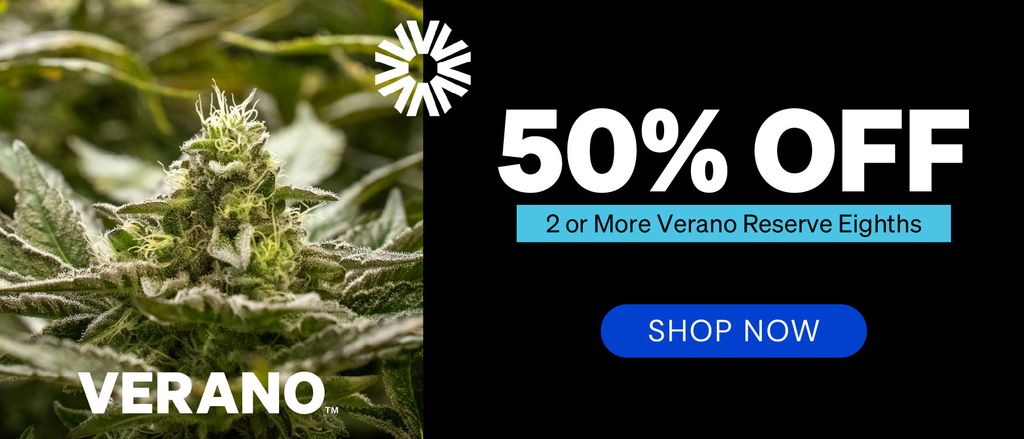 50% OFF 2 or more Verano Reserve, 3.5g