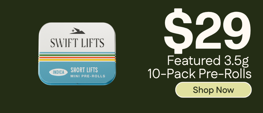 $29 Featured 3.5g 10-Pack Pre-Rolls