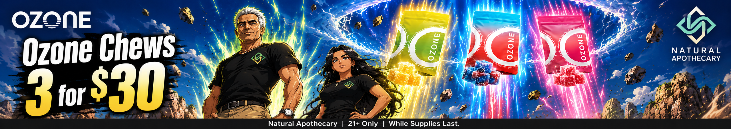Cannabis Promo, Cannabis Sales, Cannabis Discounts, Cannabis on Sale, Ozone Chews 3 for $30!