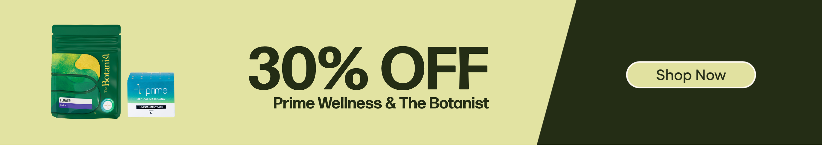 30% Off Prime Wellness & The Botanist