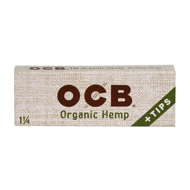 1 1/4 Organic Hemp Rolling Papers + Tips OCB 1 1/4 Organic Hemp Rolling Papers + Tips OCB