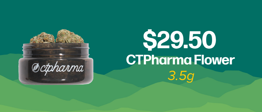 $29.50 Featured CTPharma 3.5g Flower