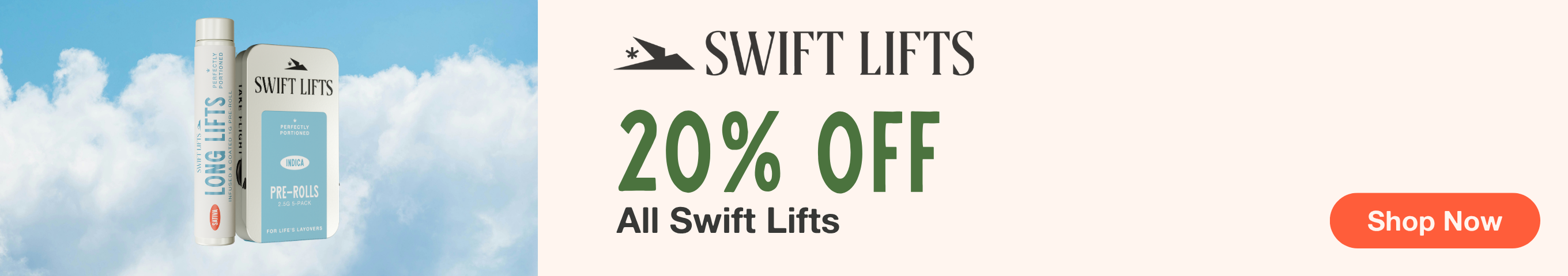 20% OFF Swift Lifts