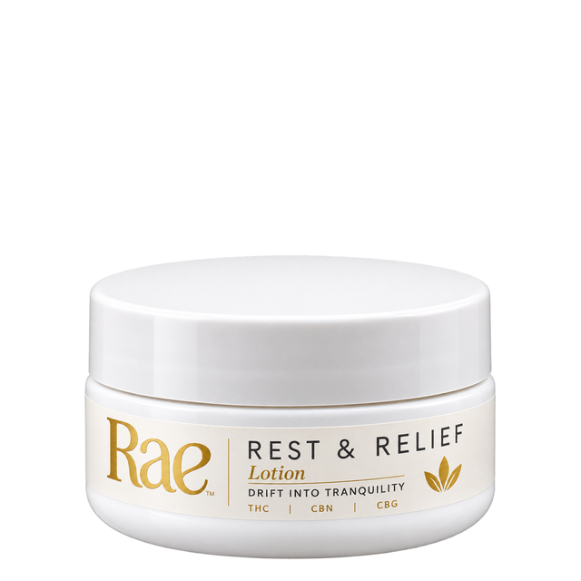 Infused Lotion | Rest & Relief | 1:1:1 THC:CBG:CBN Rae Infused Lotion | Rest & Relief | 1:1:1 THC:CBG:CBN Rae