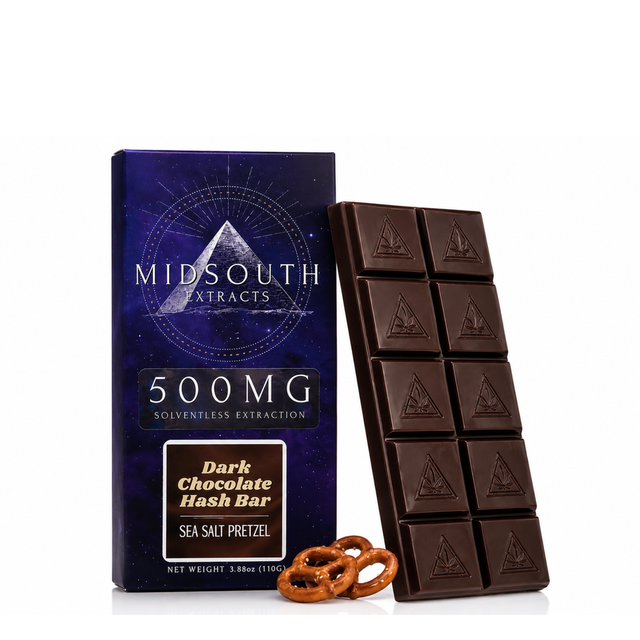 Chocolate Bar | Dark Chocolate Sea Salt Pretzel Mid South Extracts Chocolate Bar | Dark Chocolate Sea Salt Pretzel Mid South Extracts