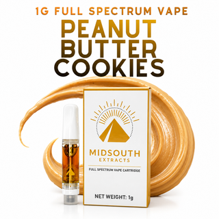 Vape Cart | Peanut Butter Cookies |  Mid South Extracts