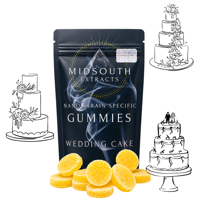 Fast Acting Gummies | Wedding Cake Mid South Extracts Fast Acting Gummies | Wedding Cake Mid South Extracts
