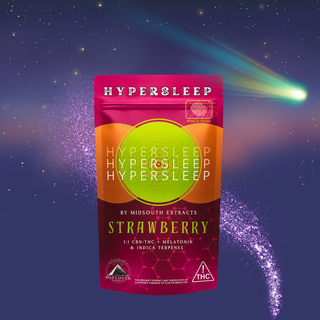 Gummies | Hyper Sleep | Strawberry | 1:1 THC:CBN Mid South Extracts