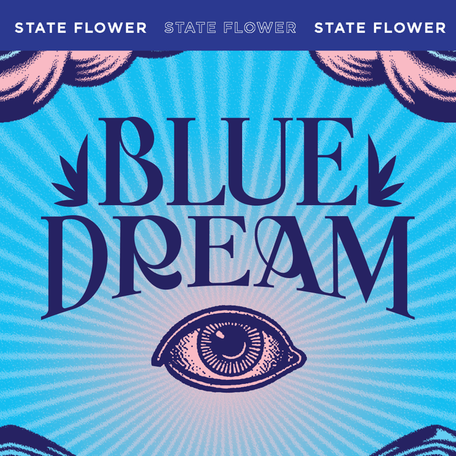 Blue Dream State Flower Blue Dream State Flower