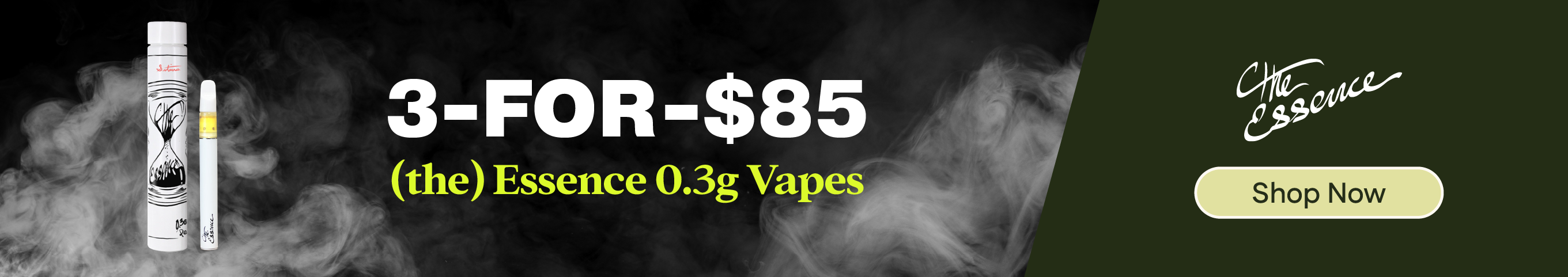 3-for-$85 (the) Essence 0.3g All-in-One Vapes