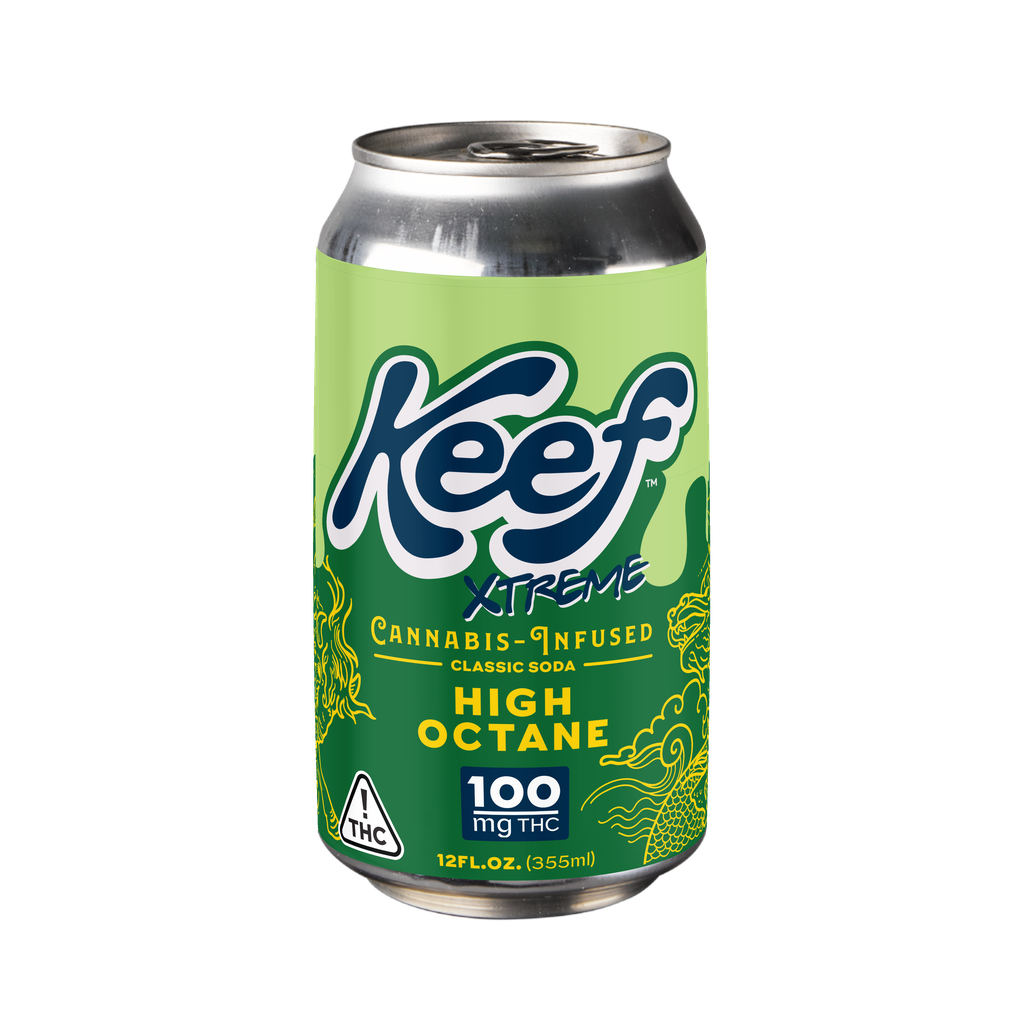 Keef Xtreme High Octane Energy Drink Beverage Edible, 100mg, 1pk