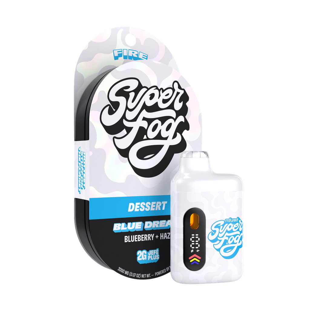 SuperFog Fire Blue Dream Live Resin All-In-One Vape, 2g