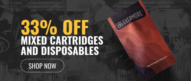 Cannabis Promo, Cannabis Sales, Cannabis Discounts, Cannabis on Sale, 33% off Mixed Cartridges and Disposables