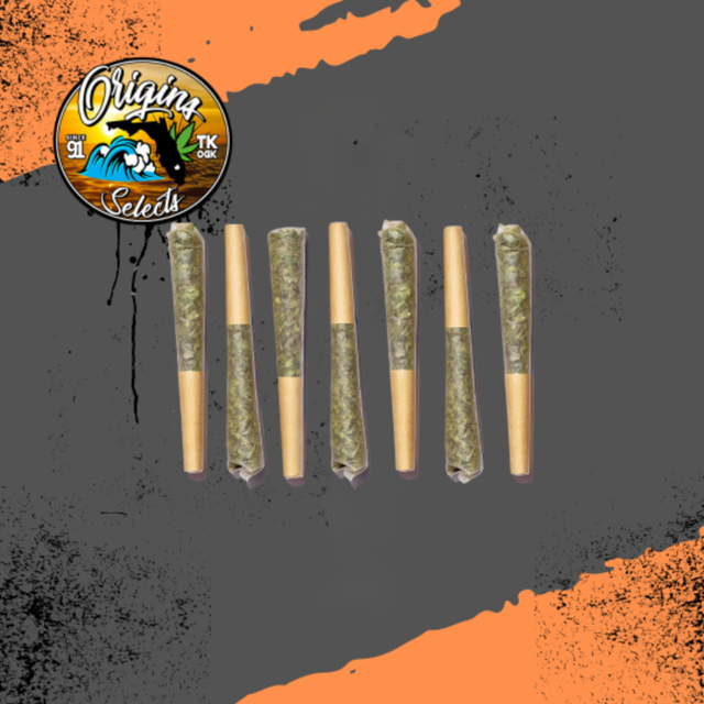 Origins Triangle Kush Preroll 7-Pack Freedom Town