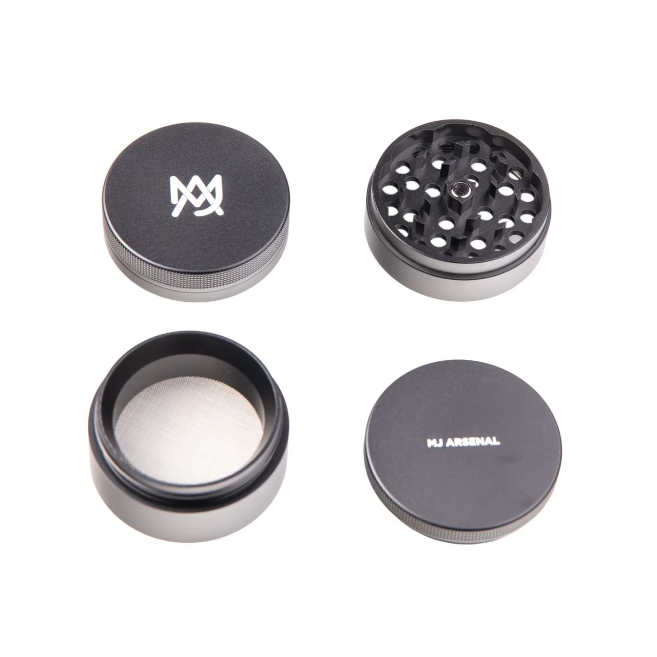 MJ Arsenal 4 Piece Grinder Grinder, Black - image 6