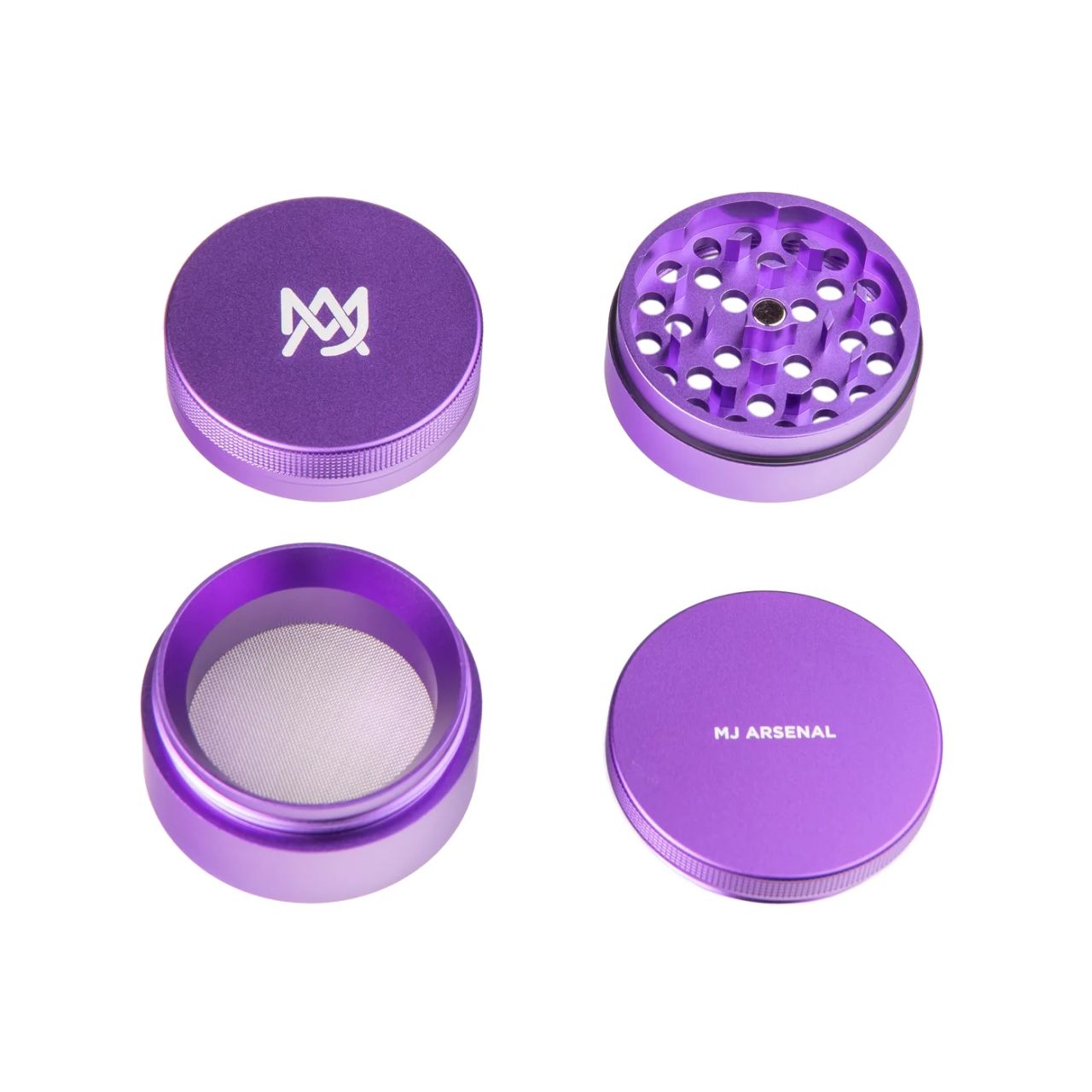MJ Arsenal 4 Piece Grinder Grinder, Purple - image 6