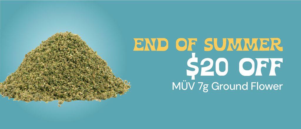 $20 OFF MÜV 7g Ground Flower