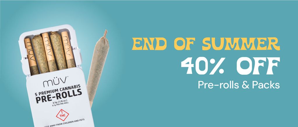 40% OFF Pre-rolls & Pre-roll Packs