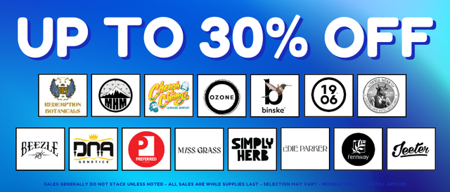 Cannabis Promo, Cannabis Sales, Cannabis Discounts, Cannabis on Sale, 🟢 30% OFF