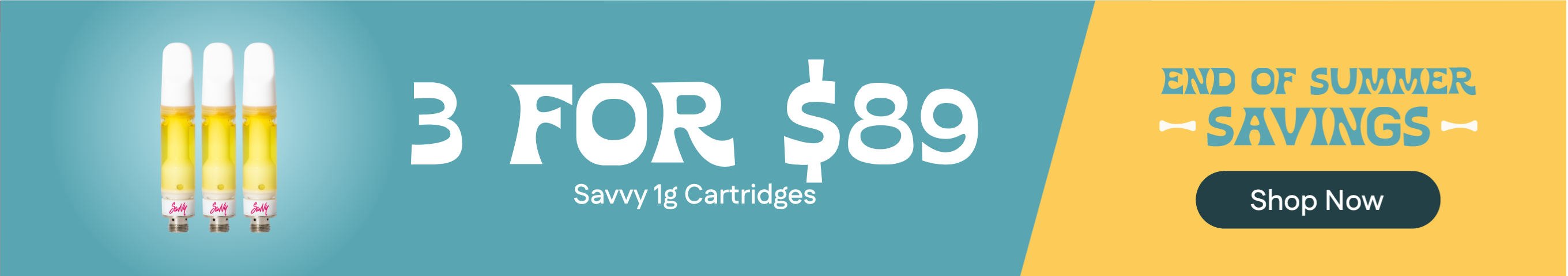3-for-$89 - Savvy 1g Carts