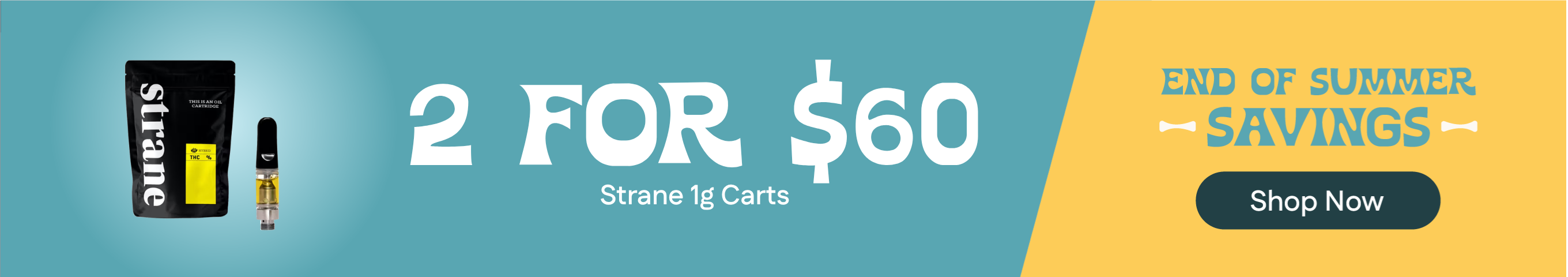 2-for-$60 - Strane 1g Carts