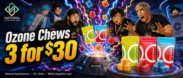 Cannabis Promo, Cannabis Sales, Cannabis Discounts, Cannabis on Sale, Ozone Chews 3 for $30!