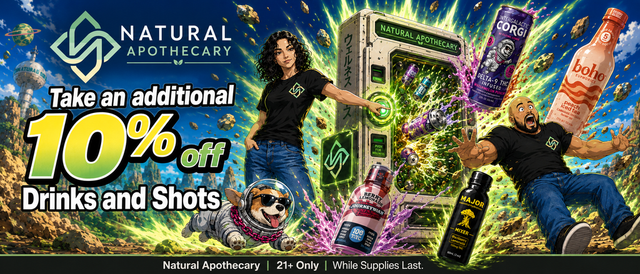 Cannabis Promo, Cannabis Sales, Cannabis Discounts, Cannabis on Sale, All Drinks/Shots Additional 10% Off!