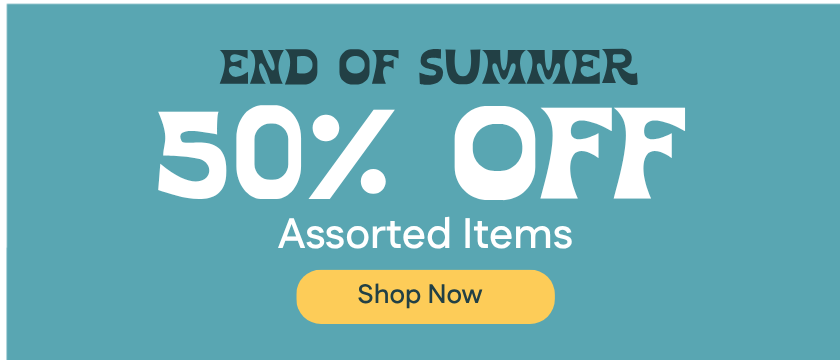 50% OFF Assorted Items