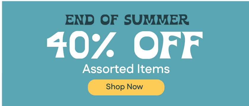 40% OFF Assorted Items