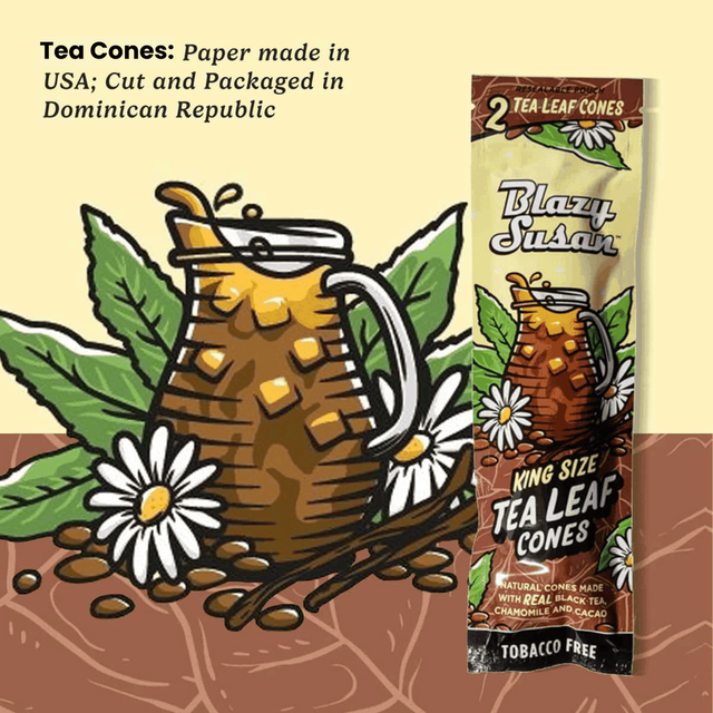 King Size Tea Leaf Cones Blazy Susan King Size Tea Leaf Cones Blazy Susan