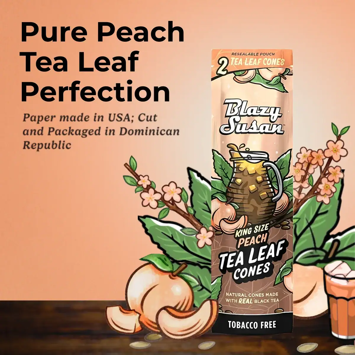 King Size Tea Leaf Cones Blazy Susan King Size Tea Leaf Cones Blazy Susan