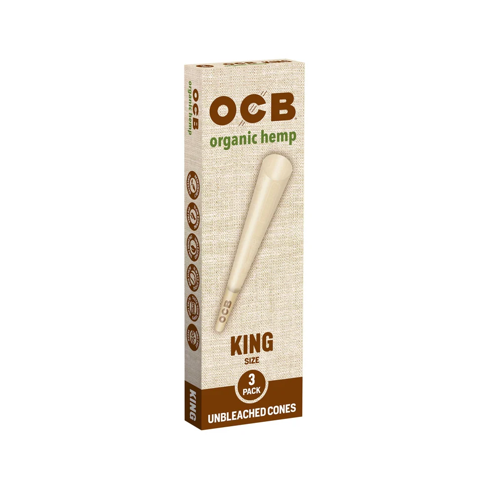 King Size Organic Hemp Cones OCB King Size Organic Hemp Cones OCB