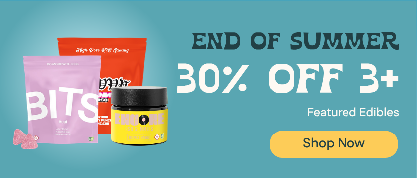 30% OFF 3+ Featured Edibles