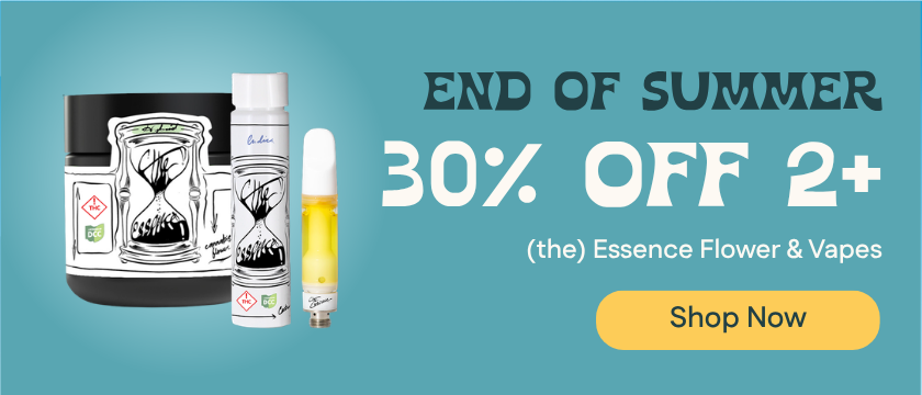 30% OFF 2+ (the) Essence Flower & Vapes
