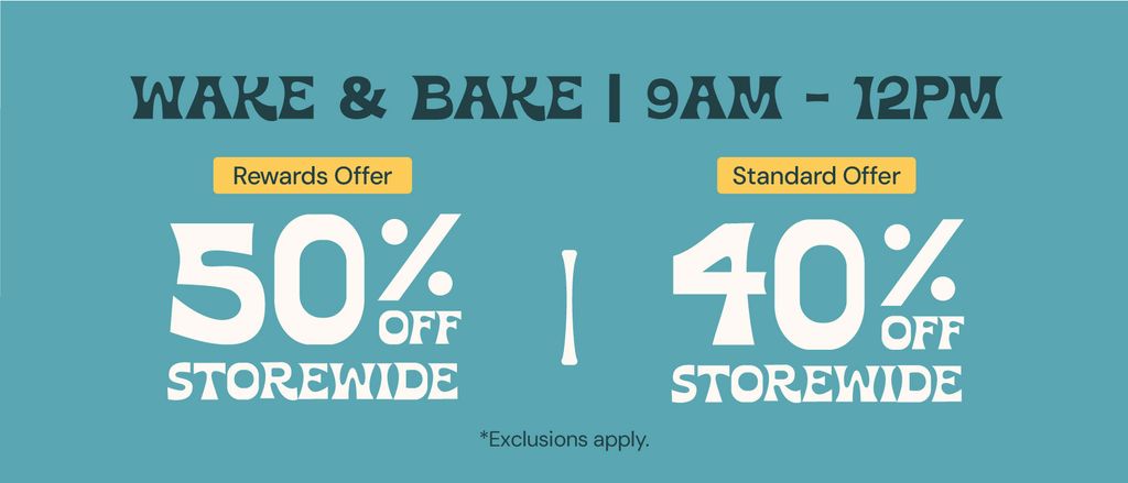 Wake & Bake: Up to 50% OFF from 9AM - 12PM