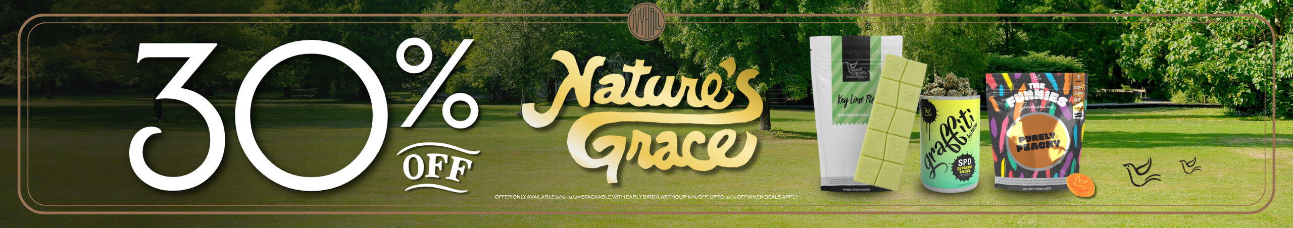Cannabis Promo, Cannabis Sales, Cannabis Discounts, Cannabis on Sale, Nature's Grace and Wellness 30% Off!