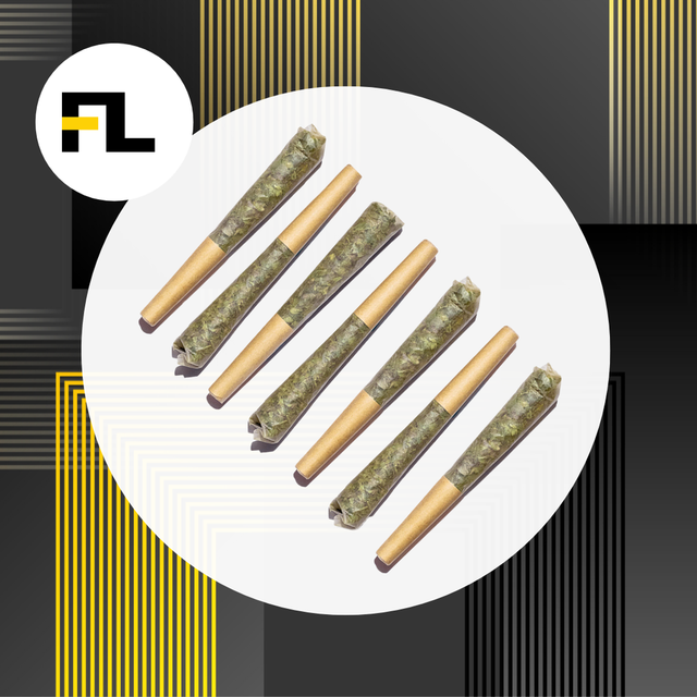 Funky Donut Preroll 7-Pack FLUENT Flower