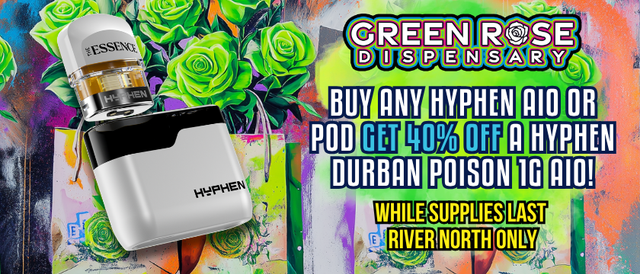 Cannabis Promo, Cannabis Sales, Cannabis Discounts, Cannabis on Sale, Buy Any Hyphen AIO or POD Get 40% Off Selected Hyphen AIO!