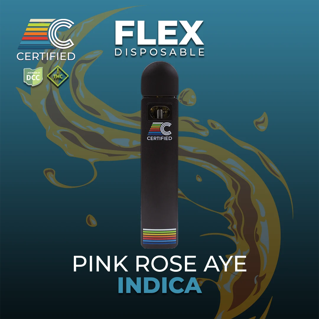 Certified Cultivators FLEX Pink Rose Aye 1g All-In-One