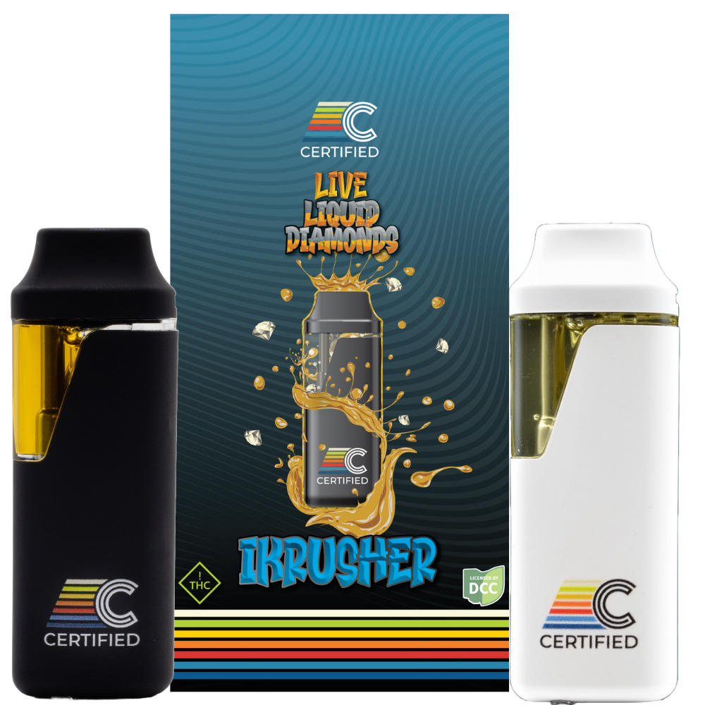 Certified Cultivators Ikrusher Sour K Live Resin 1g All-In-One