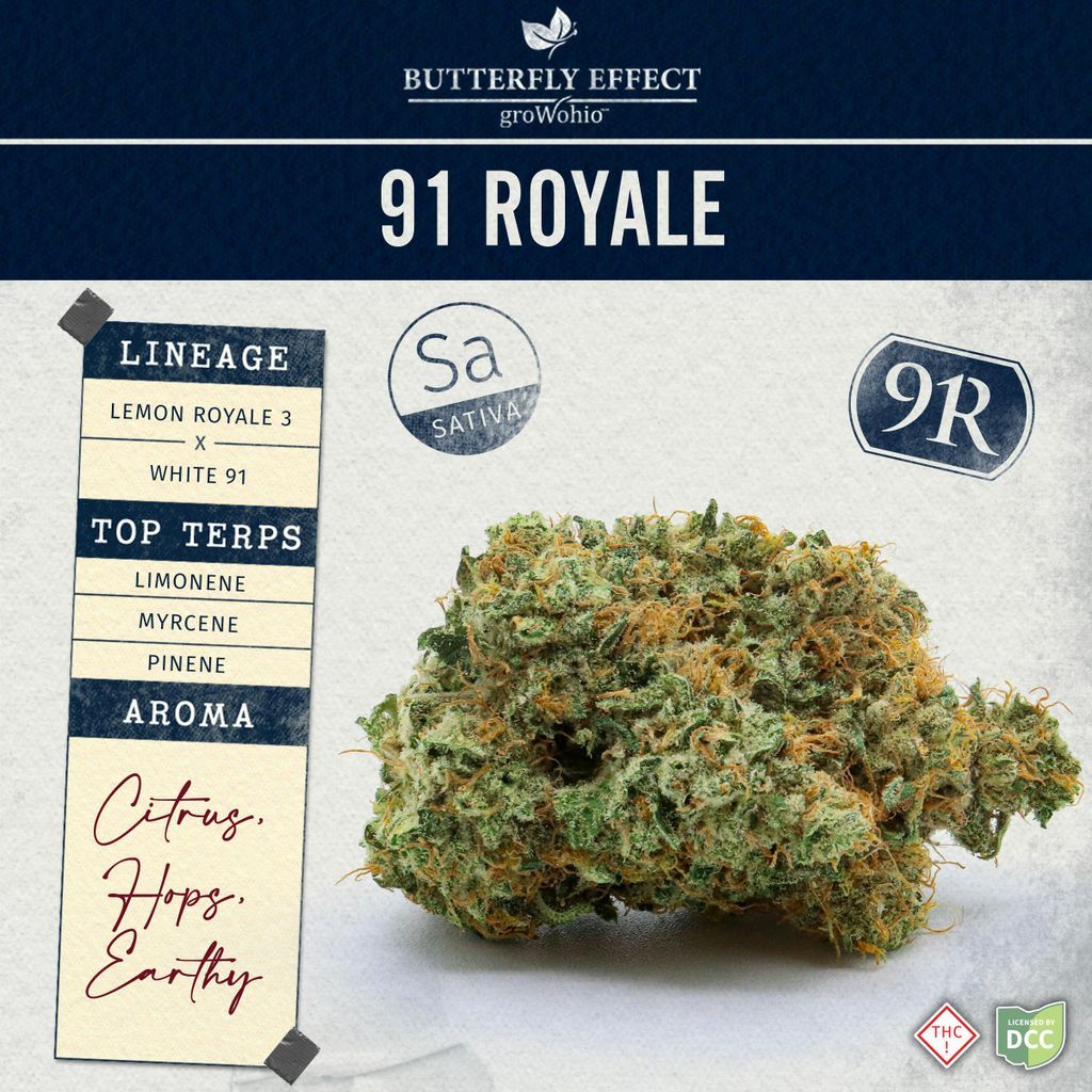 Butterfly Effect 91 Royale Flower, 3.5g